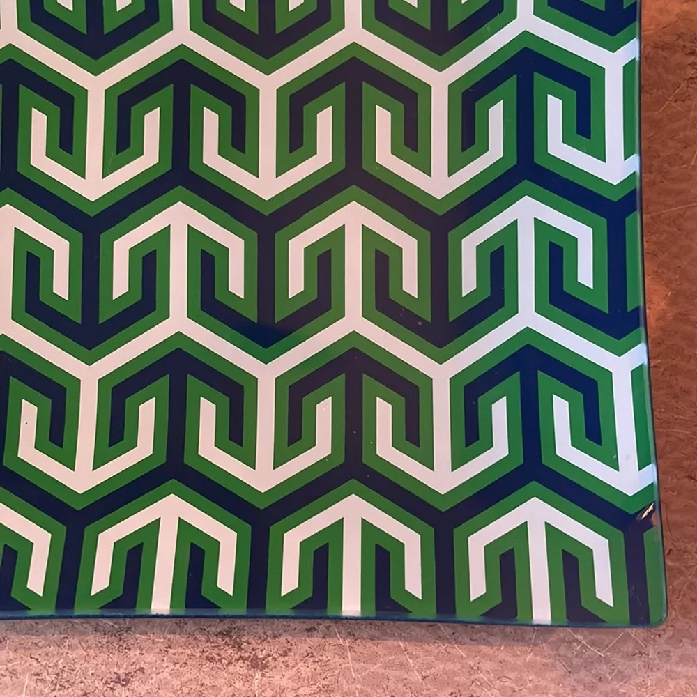 Jonathan Adler Jaiper Arrow Large Glass Tray